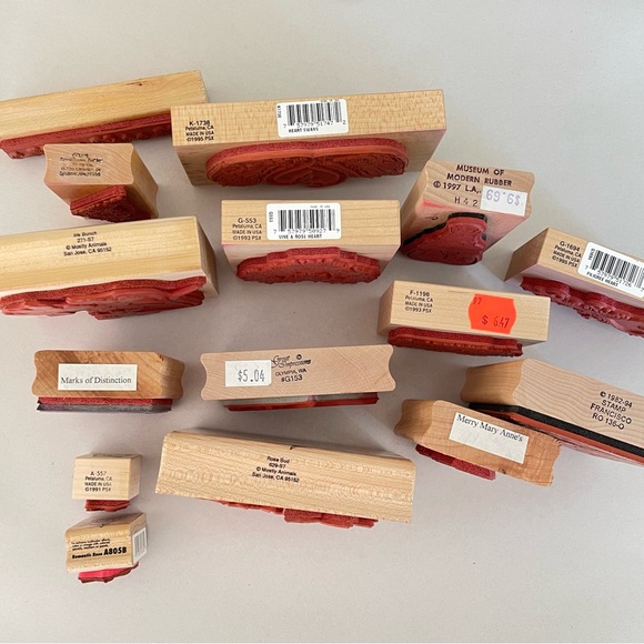 Lot Of Feminine Rubber Stamps Women Renaissance Art PSX Floral Rose Butterfly - Picture 10 of 10